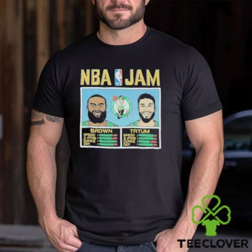 NBA Jam Celtics Brown And Tatum Shirt