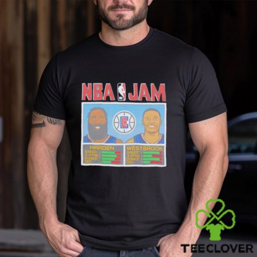 NBA Jam Clippers Harden and Westbrook shirt