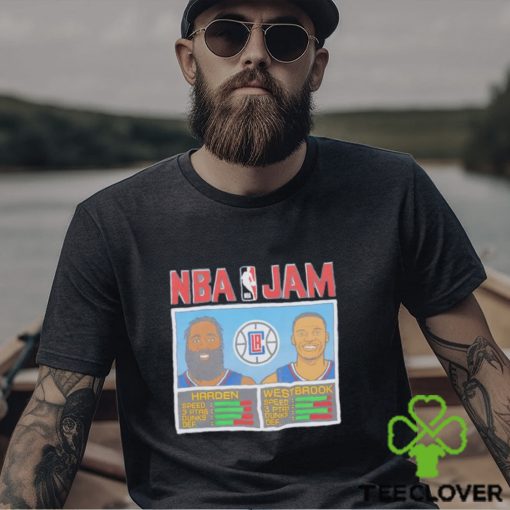 NBA Jam Clippers Harden and Westbrook shirt