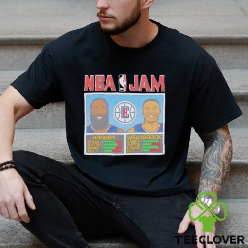 NBA Jam Clippers Harden and Westbrook shirt