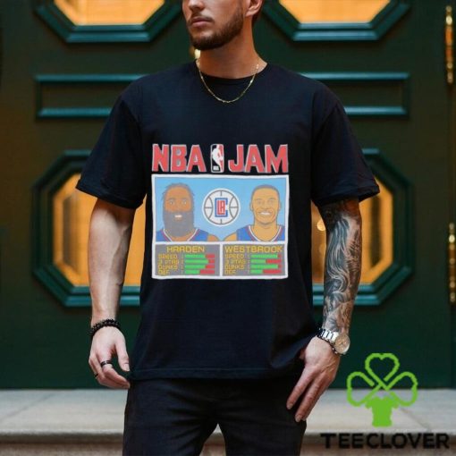 NBA Jam Clippers Harden and Westbrook shirt
