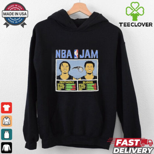 NBA Jam Cole Anthony and Jalen Suggs Orlando Magic cartoon shirt