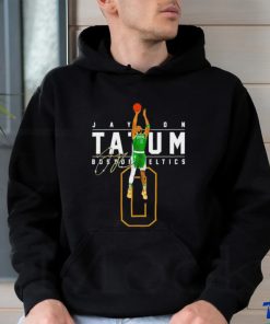 NBA Jayson Tatum Boston Celtics 0 Golden signature 2023 shirt