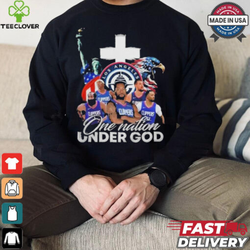 NBA LA Clippers One Nation Under God Vintage 2024 Shirt