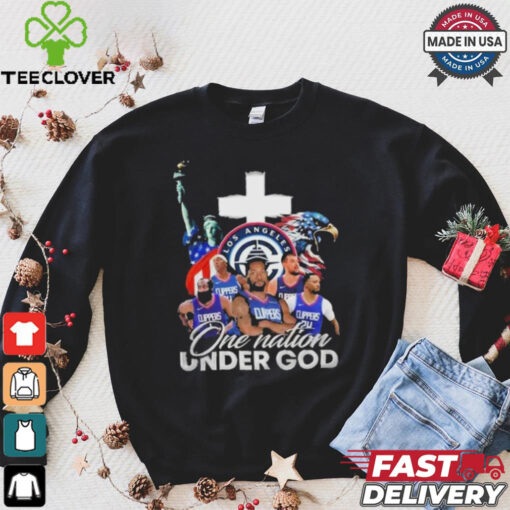 NBA LA Clippers One Nation Under God Vintage 2024 Shirt