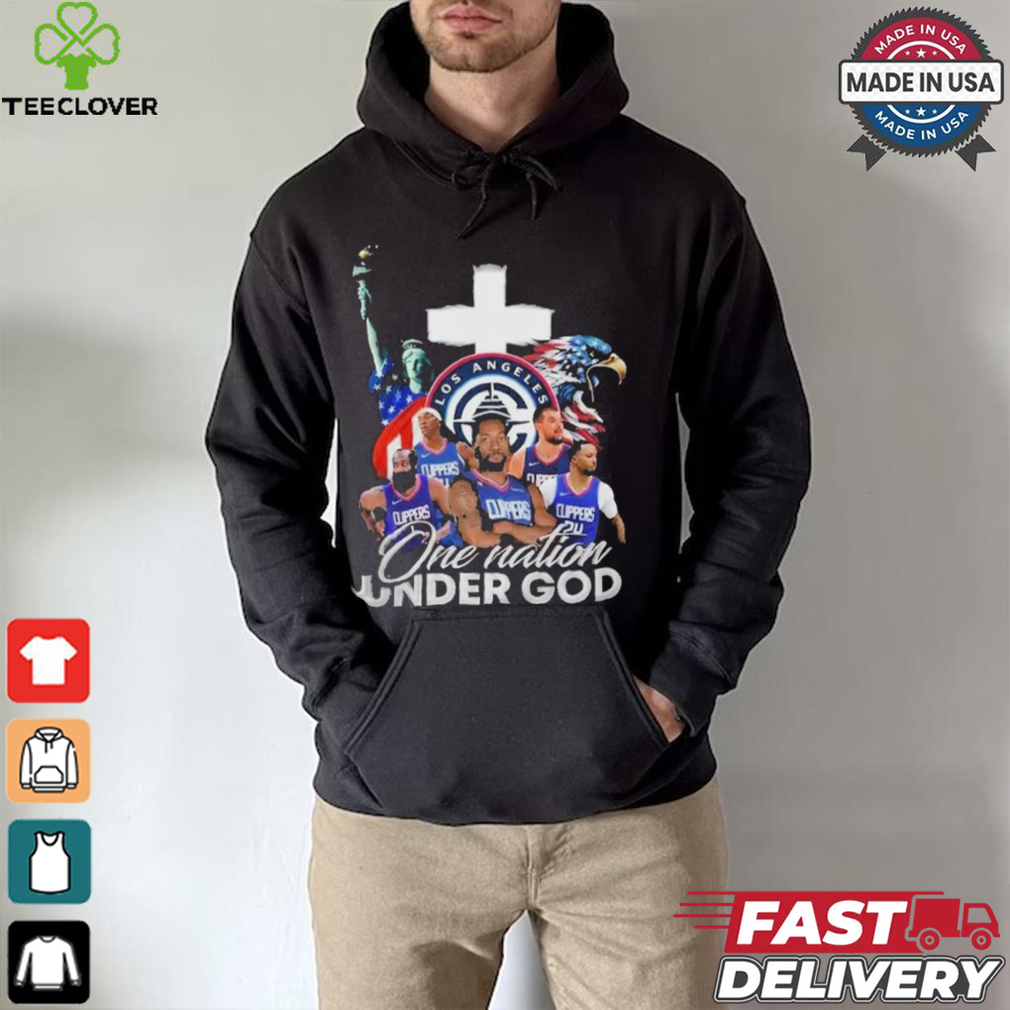 NBA LA Clippers One Nation Under God Vintage 2024 Shirt NBA LA Clippers One Nation Under God Vintage 2024 Shirt