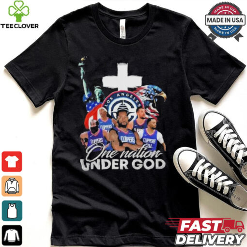 NBA LA Clippers One Nation Under God Vintage 2024 Shirt