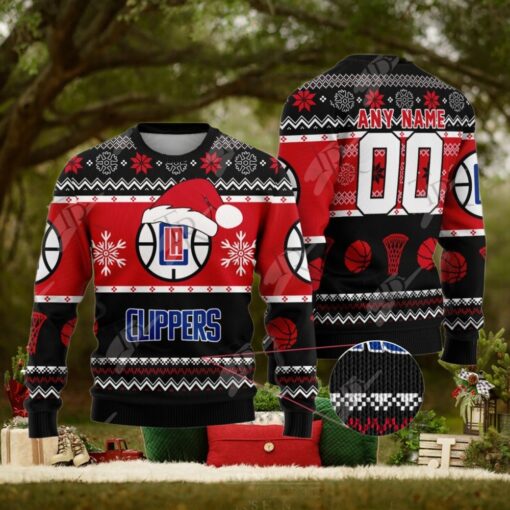 NBA Los Angeles Clippers Special Christmas Ugly Sweater Design