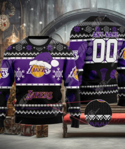 NBA Los Angeles Lakers Special Christmas Ugly Sweater Design