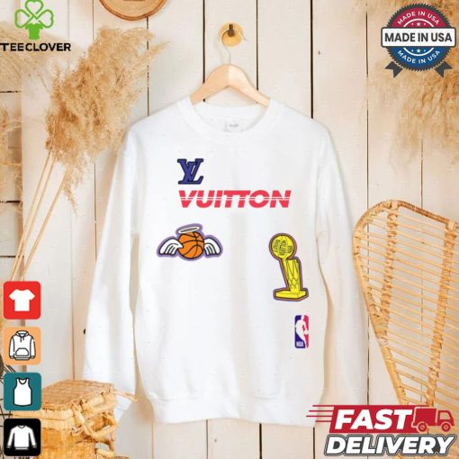 NBA Louis Vuitton Logo T Shirt