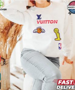 NBA Louis Vuitton Logo T Shirt