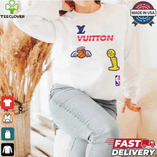 NBA Louis Vuitton Logo T Shirt