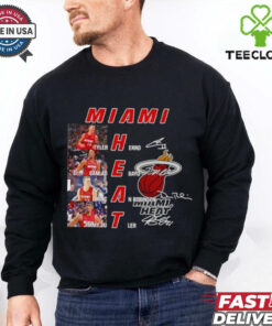 NBA Miami Heat players name signature shirt