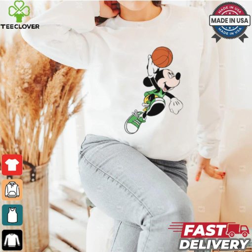 NBA Mickey Boston Celtics Logo T Shirt