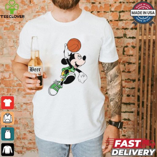 NBA Mickey Boston Celtics Logo T Shirt