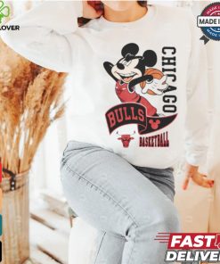 NBA Mickey Chicago Bulls T Shirt 1 NBA Mickey Chicago Bulls T Shirt