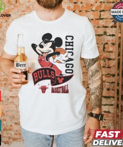 NBA Mickey Chicago Bulls T Shirt 2 NBA Mickey Chicago Bulls T Shirt