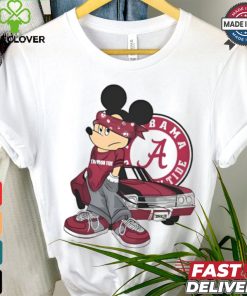 NBA Mickey Mouse Alabama Crimson Tide Super Cool T Shirt