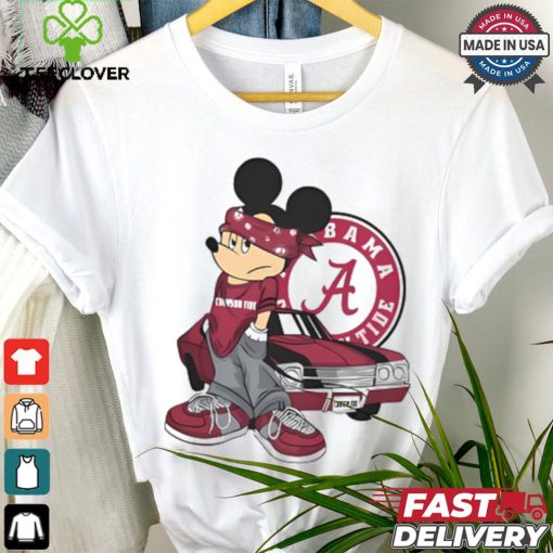 NBA Mickey Mouse Alabama Crimson Tide Super Cool T Shirt