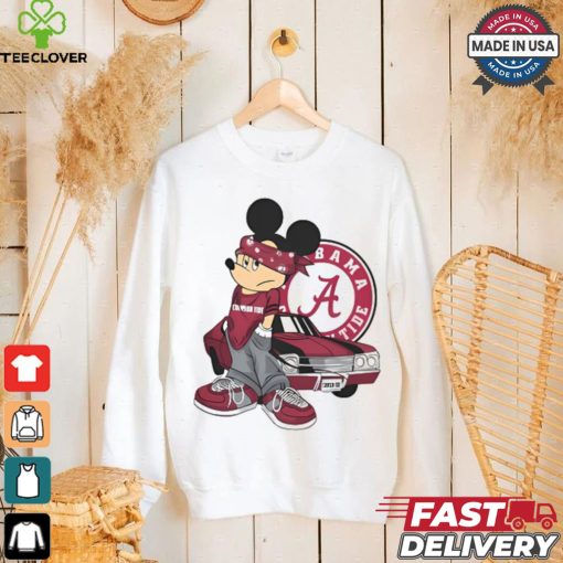 NBA Mickey Mouse Alabama Crimson Tide Super Cool T Shirt