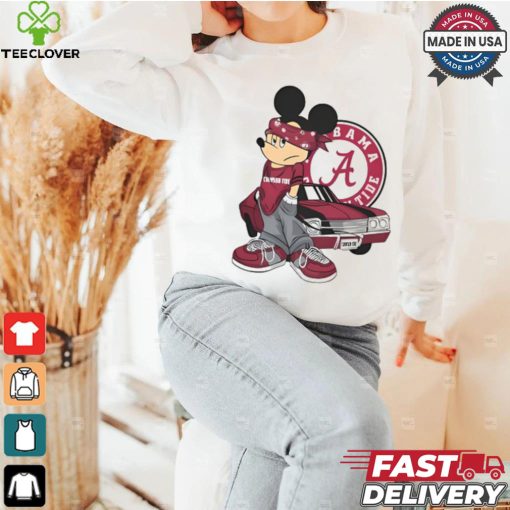 NBA Mickey Mouse Alabama Crimson Tide Super Cool T Shirt