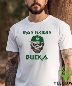 NBA Milwaukee Bucks Iron Maiden Rock Band T Shirt