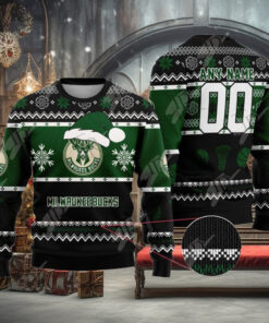 NBA Milwaukee Bucks Special Christmas Ugly Sweater Design