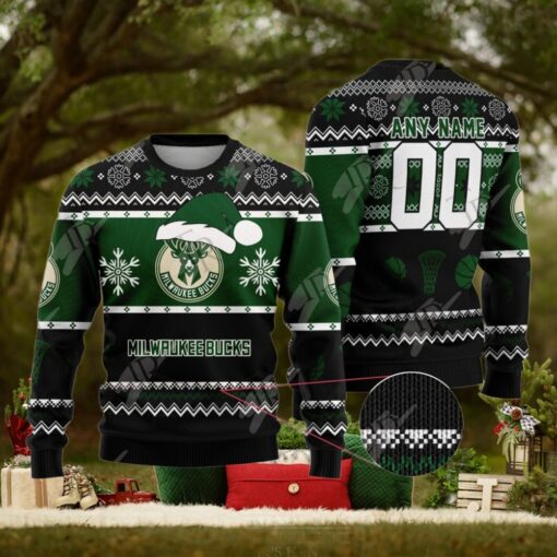 NBA Milwaukee Bucks Special Christmas Ugly Sweater Design