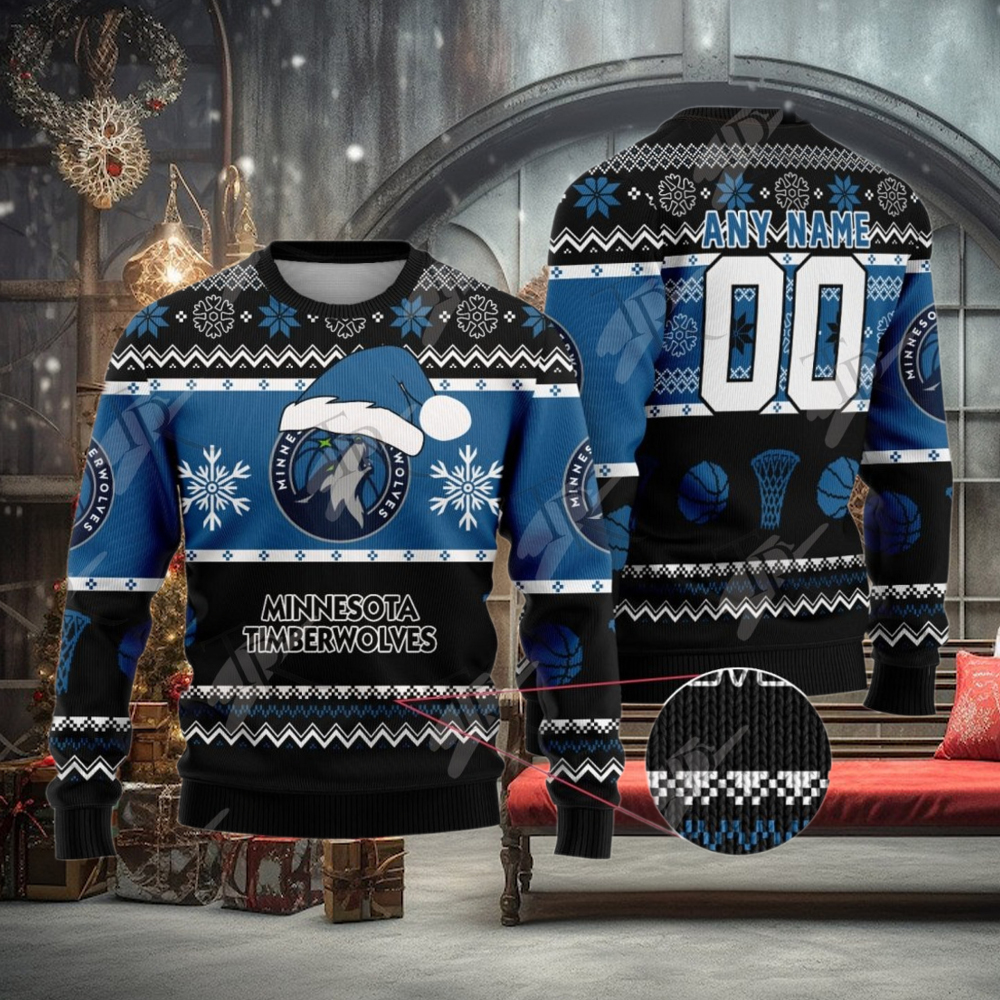 NBA Minnesota Timberwolves Special Christmas Ugly Sweater Design NBA Minnesota Timberwolves Special Christmas Ugly Sweater Design