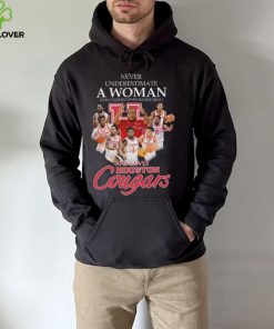 NBA Never underestimate a Woman who understands basketball and loves Houston Cougars signatures shirt