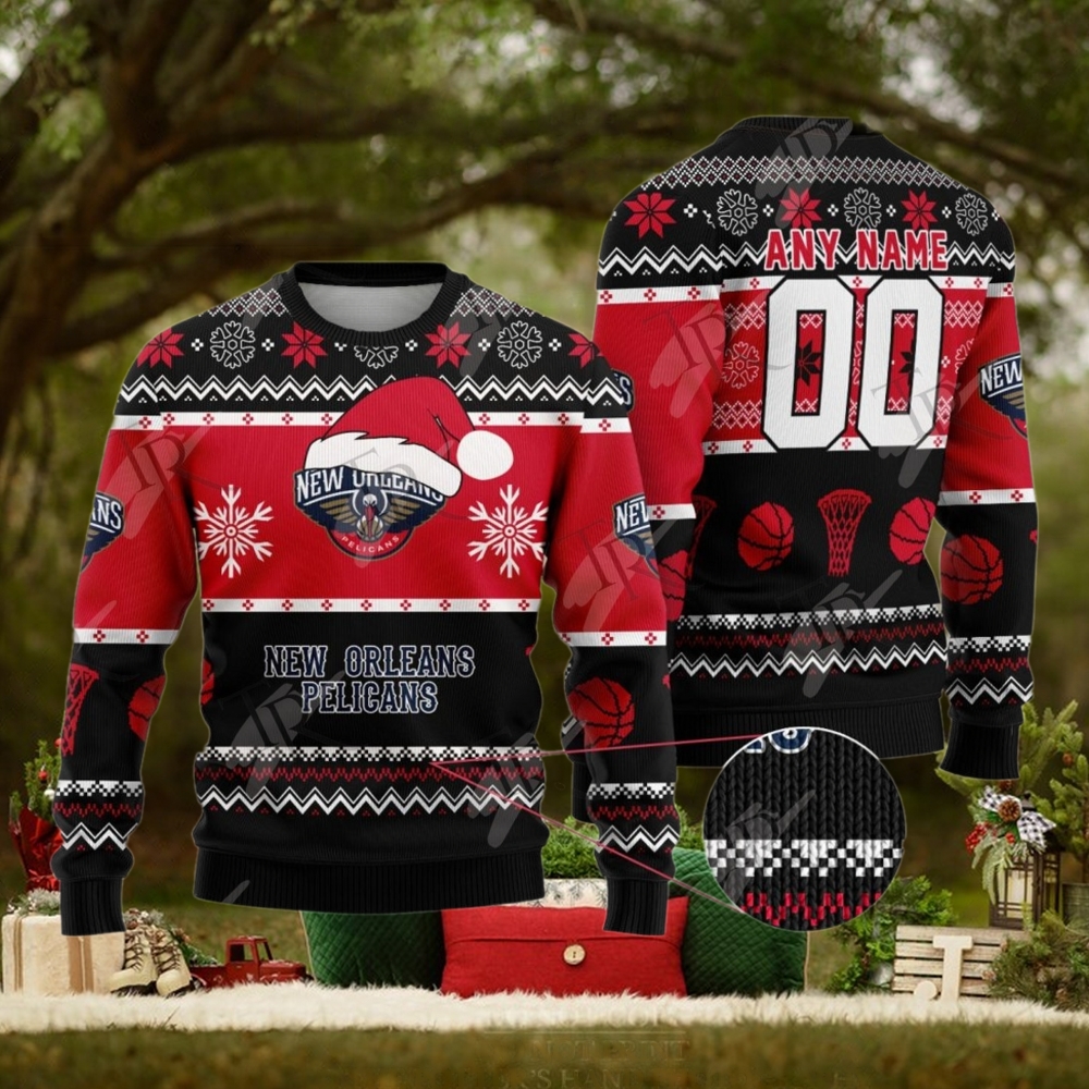 NBA New Orleans Pelicans Special Christmas Ugly Sweater Design NBA New Orleans Pelicans Special Christmas Ugly Sweater Design