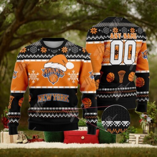 NBA New York Knicks Special Christmas Ugly Sweater Design