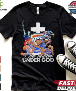 NBA Oklahoma City Thunder One Nation Under God Vintage 2024 Shirt