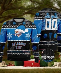 NBA Oklahoma City Thunder Special Christmas Ugly Sweater Design