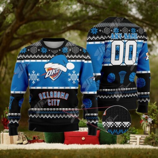 NBA Oklahoma City Thunder Special Christmas Ugly Sweater Design