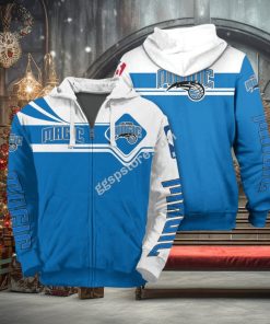 NBA Orlando Magic Blue White Zip Up Hoodie