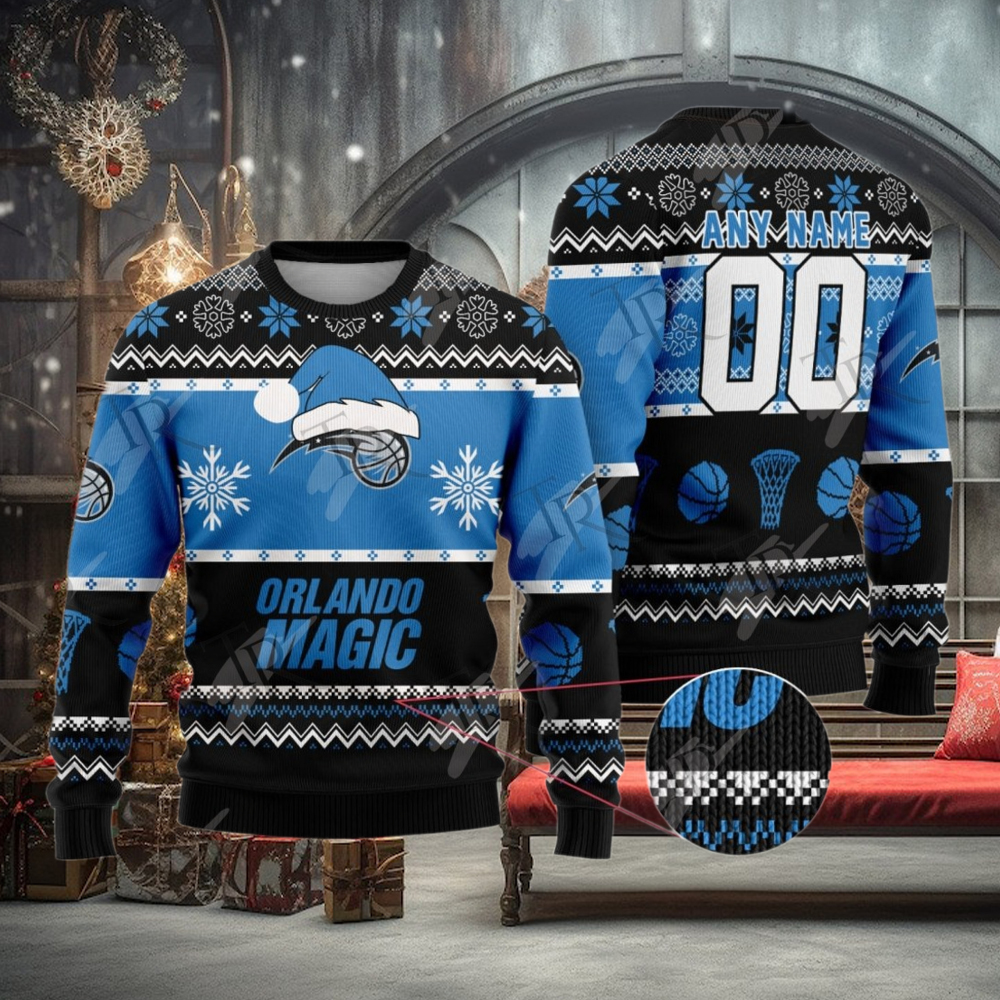 NBA Orlando Magic Special Christmas Ugly Sweater Design NBA Orlando Magic Special Christmas Ugly Sweater Design