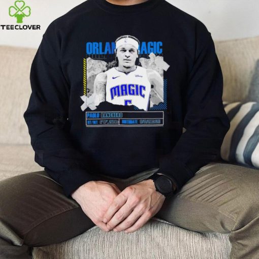 NBA Paolo Banchero Orlando Magic basketball player information paper hoodie, sweater, longsleeve, shirt v-neck, t-shirt