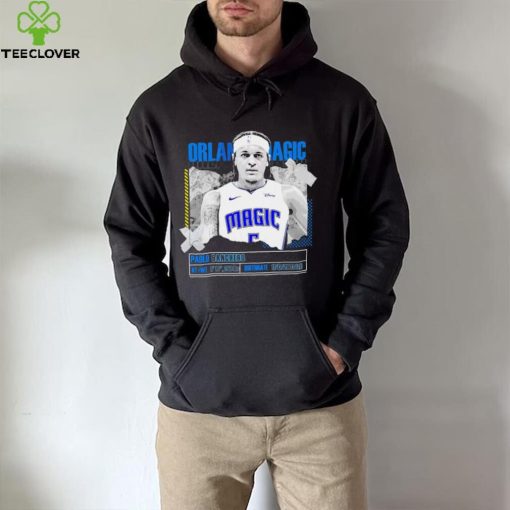 NBA Paolo Banchero Orlando Magic basketball player information paper hoodie, sweater, longsleeve, shirt v-neck, t-shirt