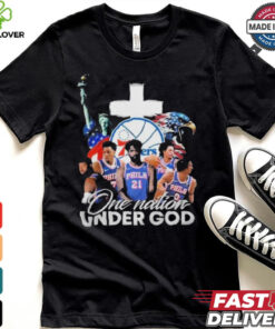 NBA Philadelphia 76ers One Nation Under God Vintage 2024 Shirt