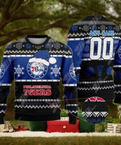 NBA Philadelphia 76ers Special Christmas Ugly Sweater Design