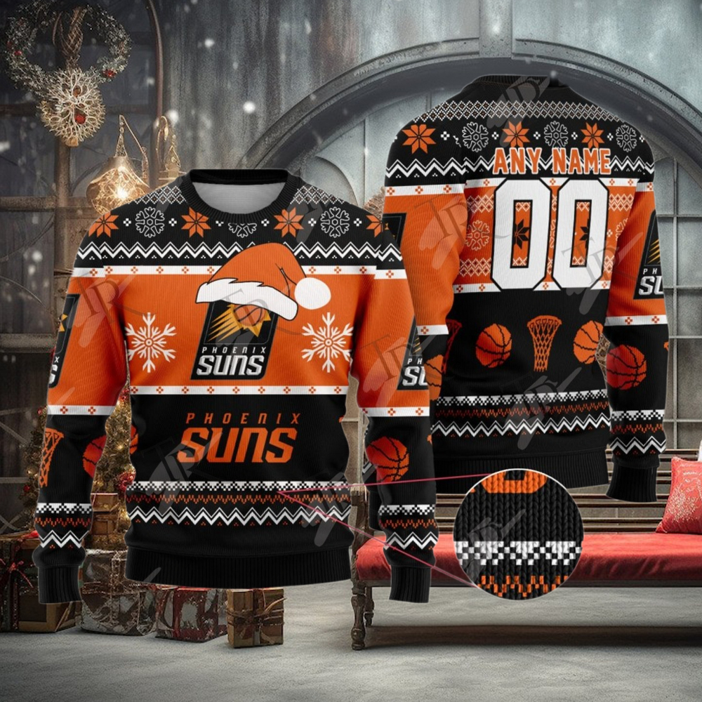 NBA Phoenix Suns Special Christmas Ugly Sweater Design NBA Phoenix Suns Special Christmas Ugly Sweater Design
