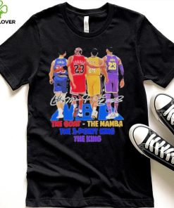 NBA Players The Goat The Mamba The 3 Point King, The King Signatures Shirt
