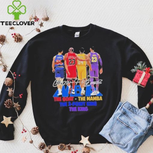 NBA Players The Goat The Mamba The 3 Point King, The King Signatures Shirt