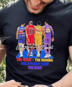 NBA Players The Goat The Mamba The 3 Point King, The King Signatures Shirt
