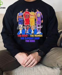 NBA Players The Goat The Mamba The 3 Point King, The King Signatures Shirt