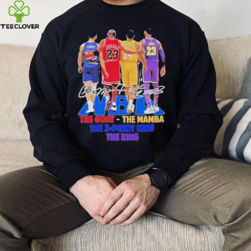 NBA Players The Goat The Mamba The 3 Point King, The King Signatures Shirt