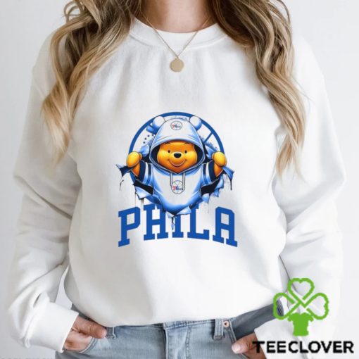 NBA Pooh and Football Philadelphia 76ers hoodie, sweater, longsleeve, shirt v-neck, t-shirt