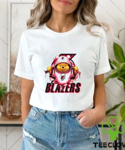 NBA Pooh and Football Portland Trail Blazers shirt