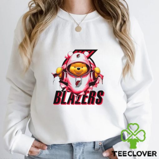 NBA Pooh and Football Portland Trail Blazers hoodie, sweater, longsleeve, shirt v-neck, t-shirt